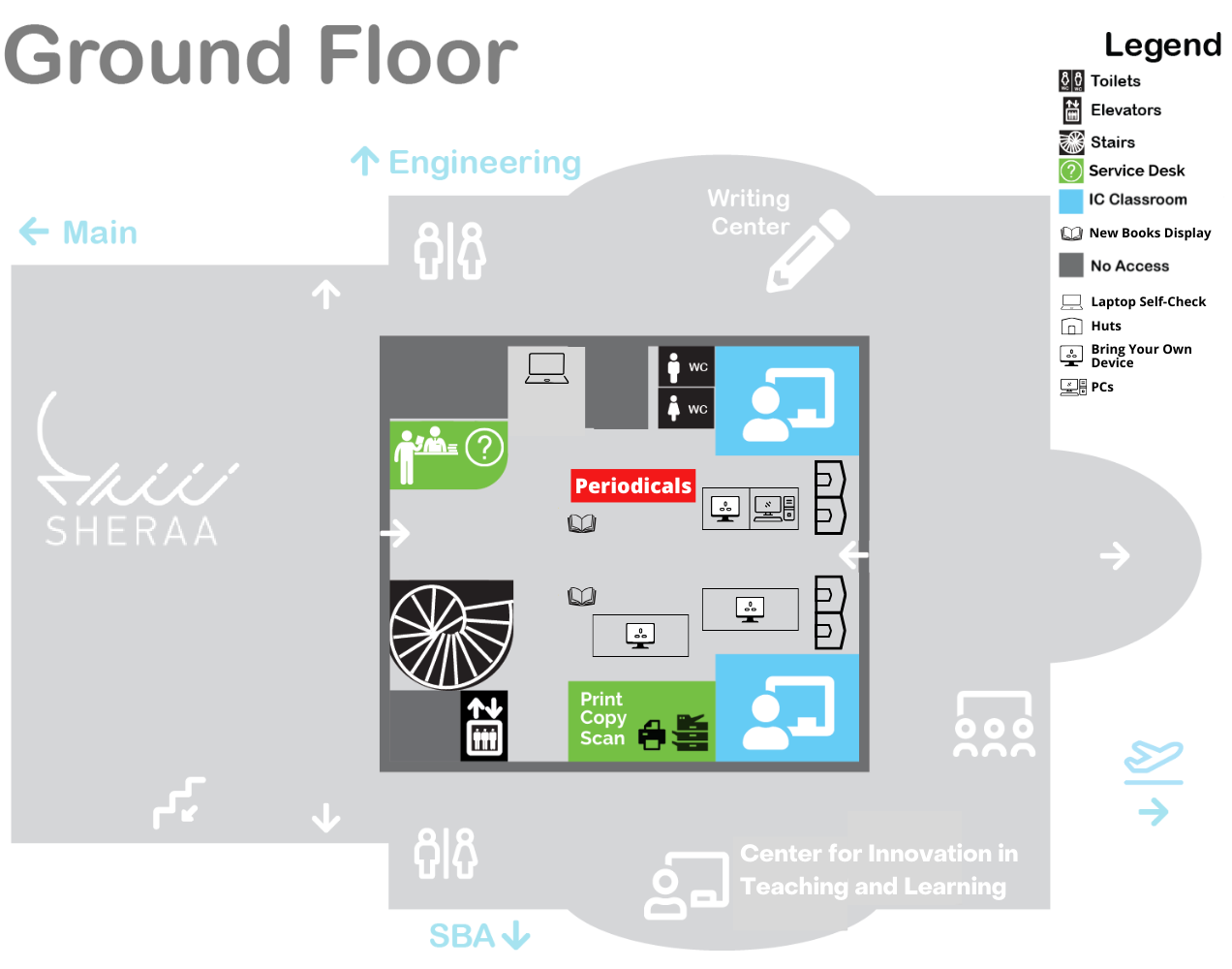 Ground Floor Map