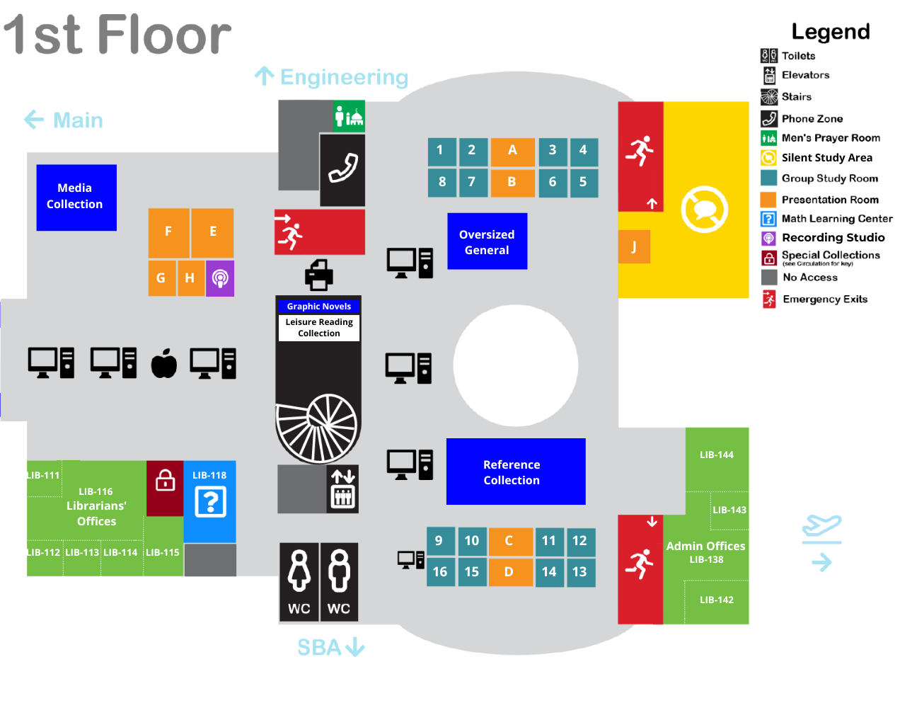 First Floor Map