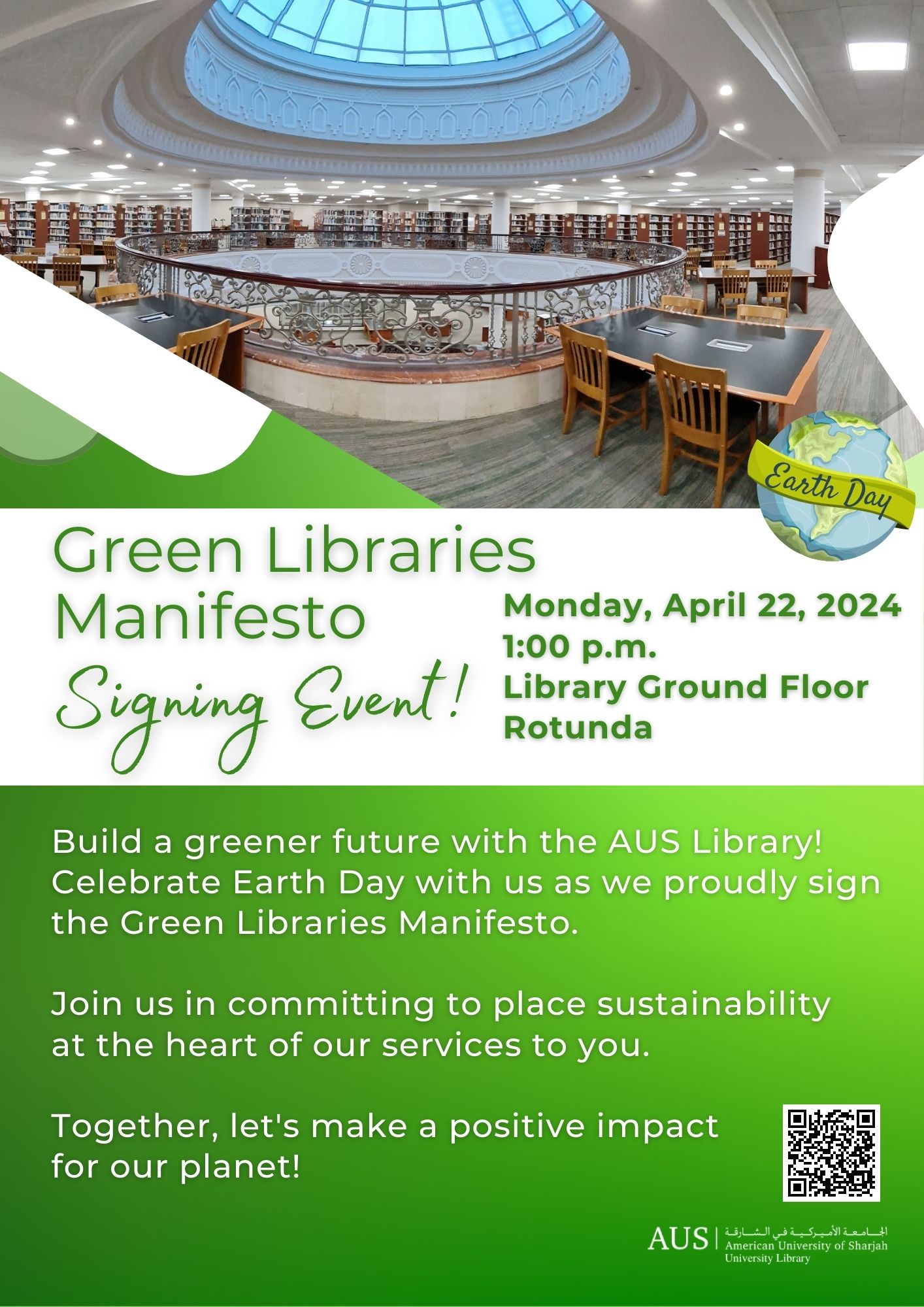 Signing Event: Green Libraries Manifesto
