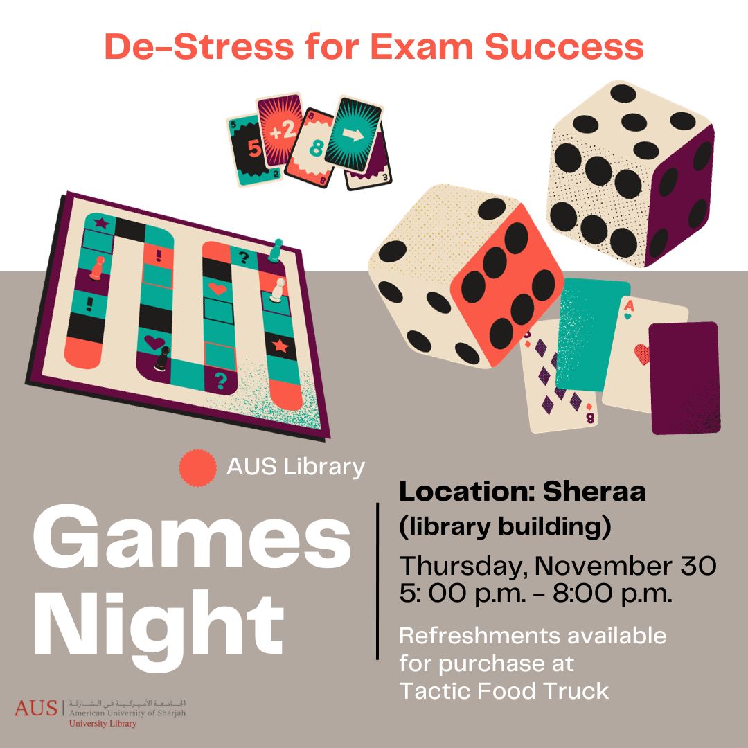 Games Night with the Library Poster