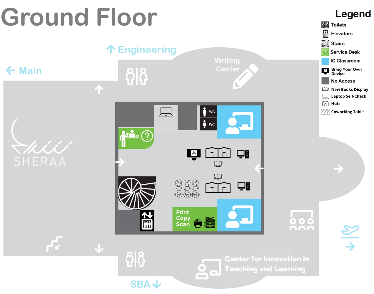 Ground Floor Map