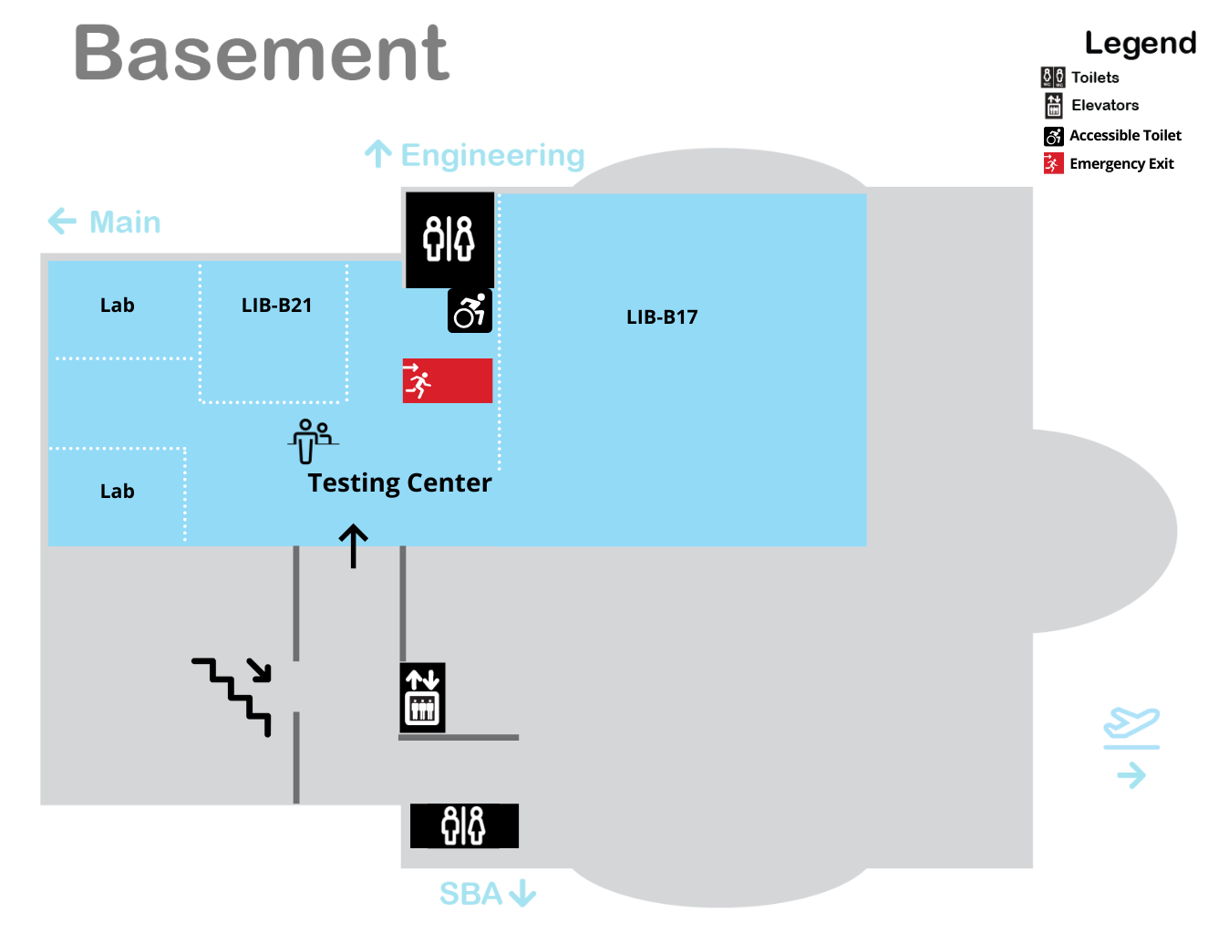 library basement