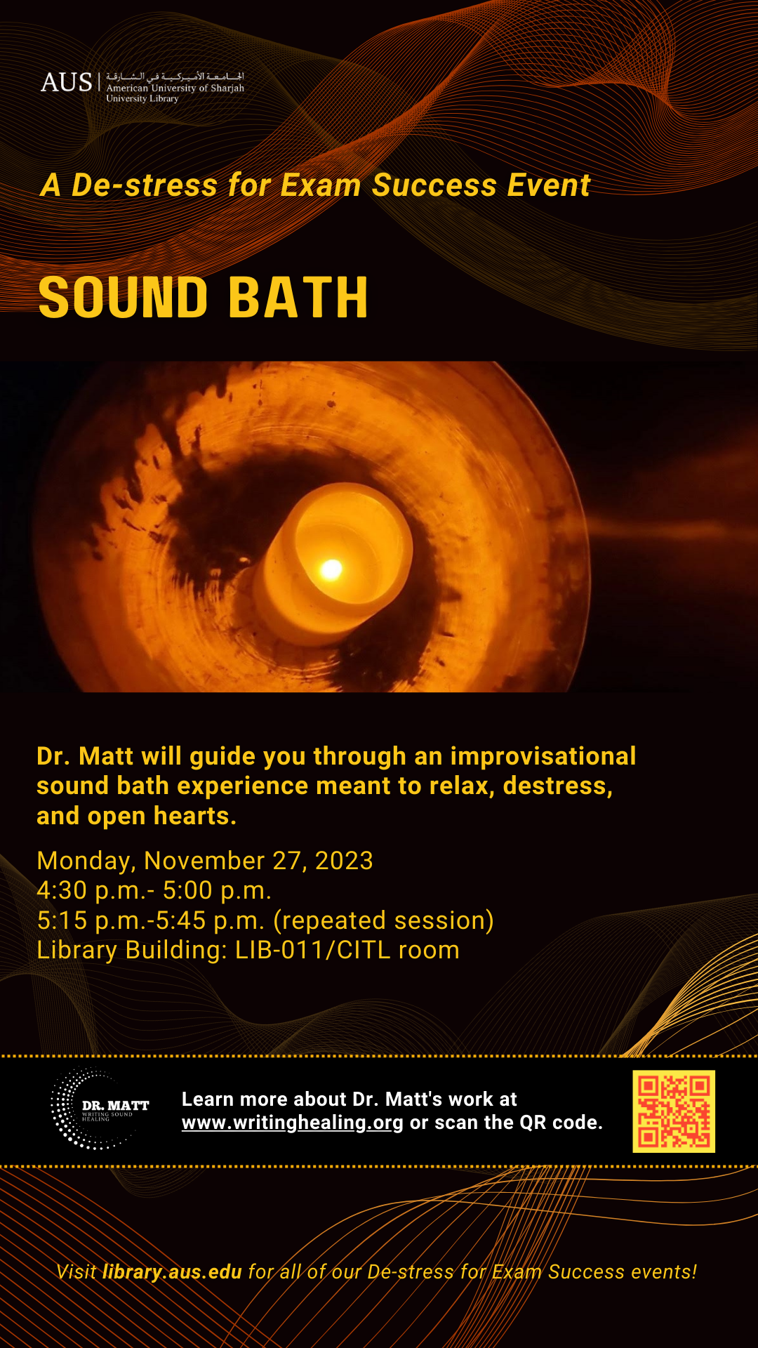 Sound Bath Experience Poster