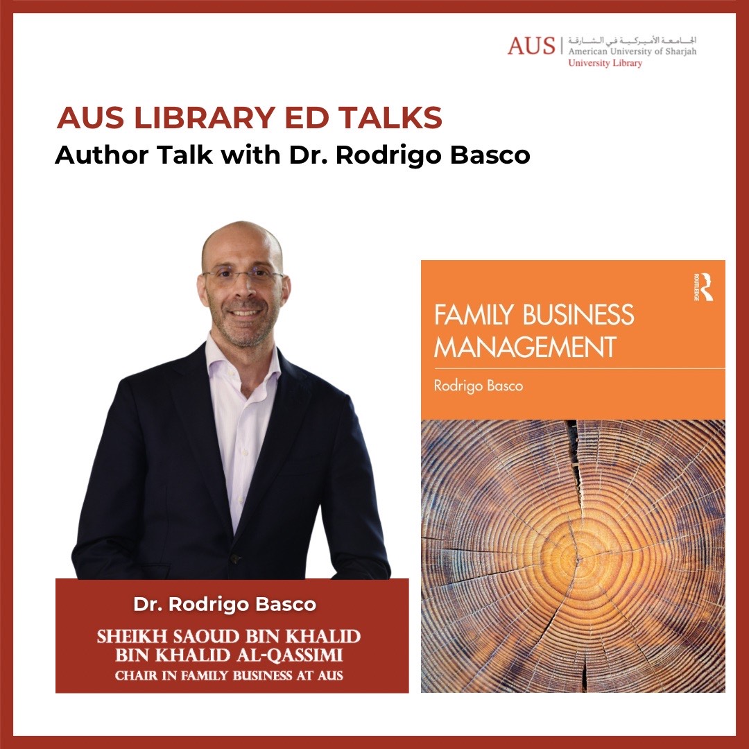 AUS Ed Talks An Author Talk with Dr. Rodrigo Basco (SBA)