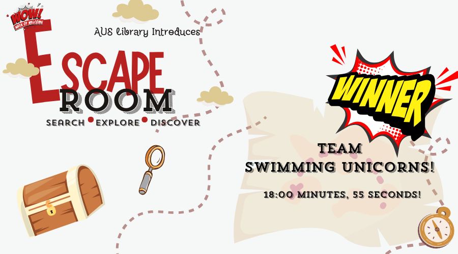 Escape Room Winner Spring 2026