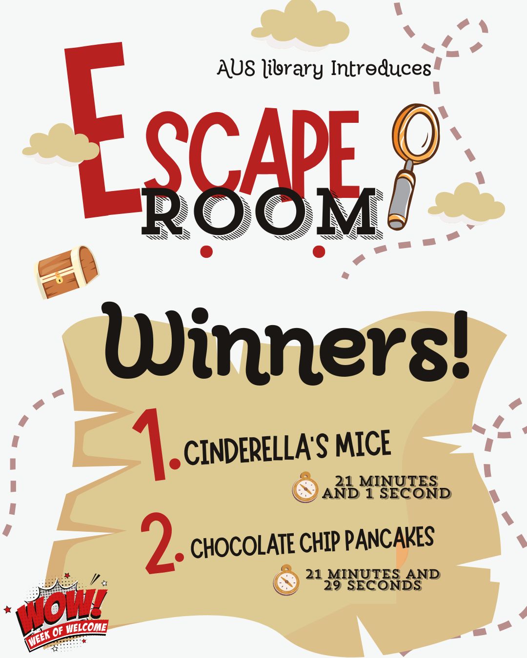 Winners Escape Room 2025 Fall