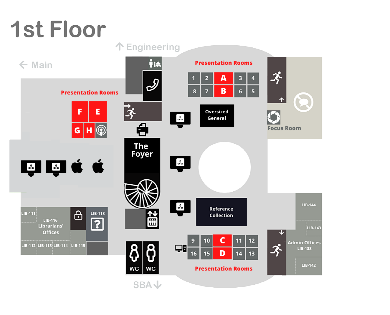 Presentation Rooms - First Floor