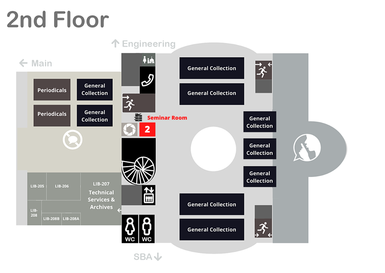 Seminar Rooms - Second Floor