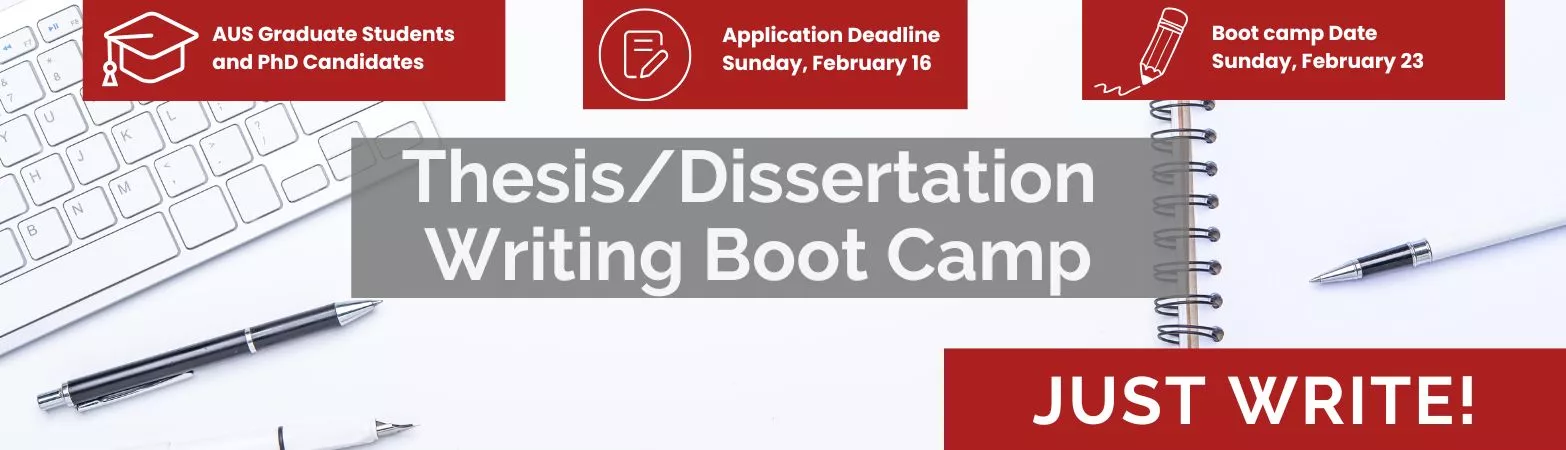 Thesis/Dissertation Writing Boot Camp