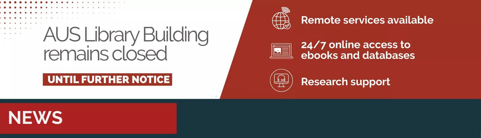 Closing of Library and Remote Services Until Further Notice