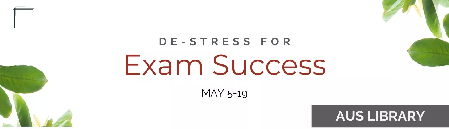De-Stress for Exam Success