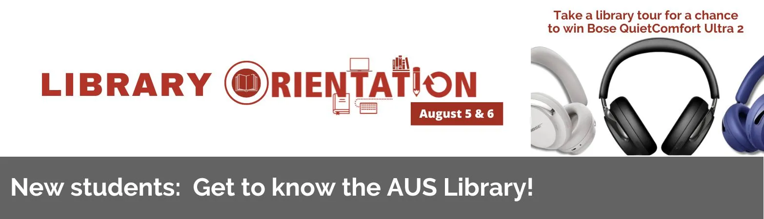 Library Orientation and Week of Welcome