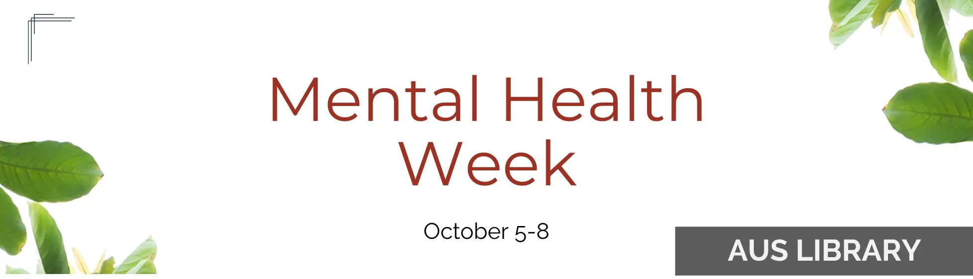 Mental Health Week 