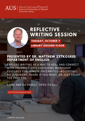 Reflective Writing Session for Mental Health Week